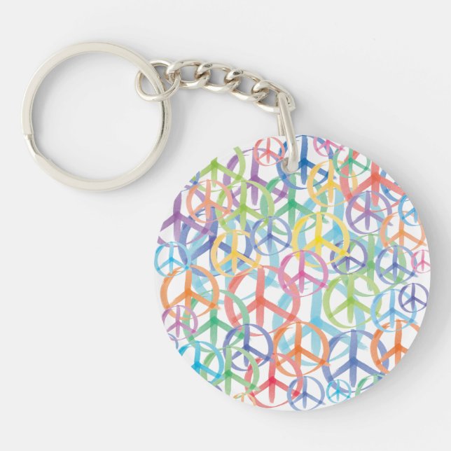 Porte-clefs Symboles de paix (Devant)