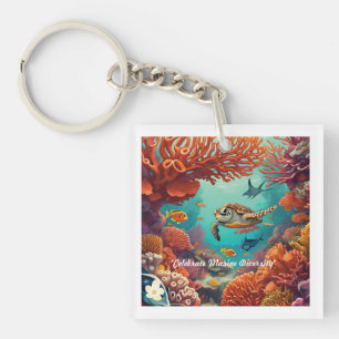 Porte-clefs "Symphonie corallienne"