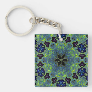 Porte-clefs Symphonie fractale radiante