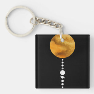 Porte-clefs Système solaire minimal