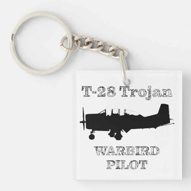 Porte-clefs T-28 Trojan Warbird Pilot (Devant)
