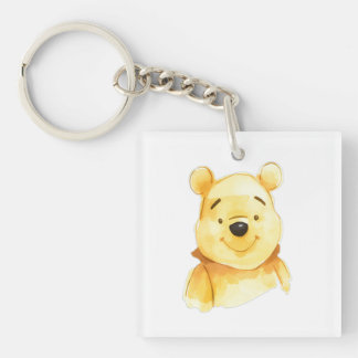 Porte-clefs T-shirt bébé aquarelle mignon Winnie l'ourson