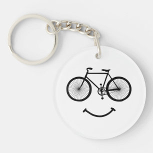 Porte-clefs T-Shirt Bicycle et Smile Vélo Tee Shirt Noir