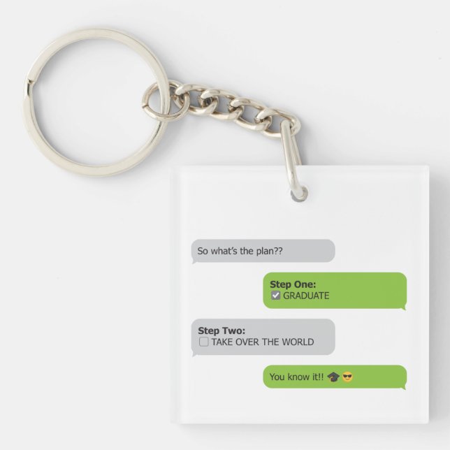 Porte-clefs T-shirt Conversation du plan d'études (Devant)