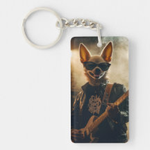 T-Shirt Cool Rocker Chihuahua - Guitare Graphique