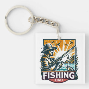 Porte-clefs T-shirt de pêche