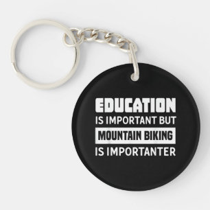 Porte-clefs T-shirt drôle de vélo de montagne - Vélo de montag