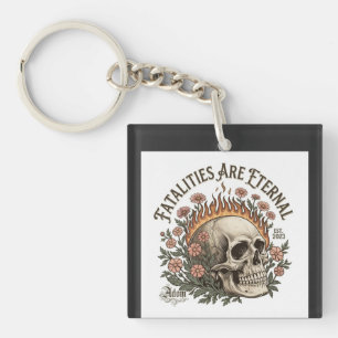 Porte-clefs T-shirt femme ADOM "Les Fatalités Sont Éternelles"