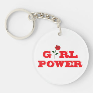 Porte-clefs T-shirt Girl Power - Femmes féministes fantastique