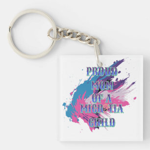 Porte-clefs T-shirt maman Microtia