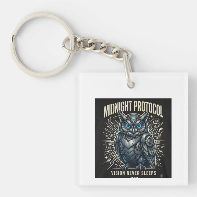 Porte-clefs T-Shirt Owl Protocole de Minuit (Devant)