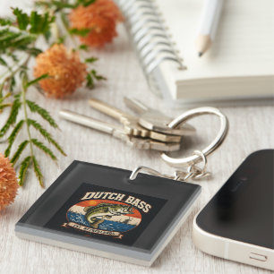 Porte-clefs T-Shirt Poisson Basse Hollandais