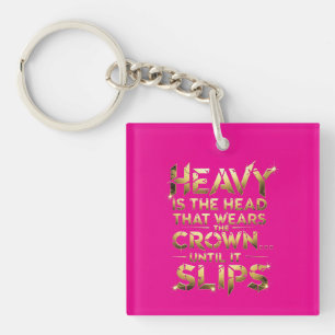 Porte-clefs T-shirt Streetwear Leadership « Lourd est le Chef