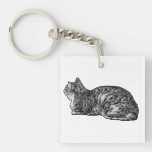 Porte-clefs Tabby À Poche, Paniers À Poche