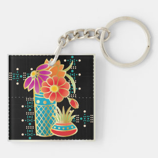 Porte-clefs Table rouge Mah Jongg