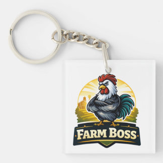 Porte-clefs tableau de chef de ferme