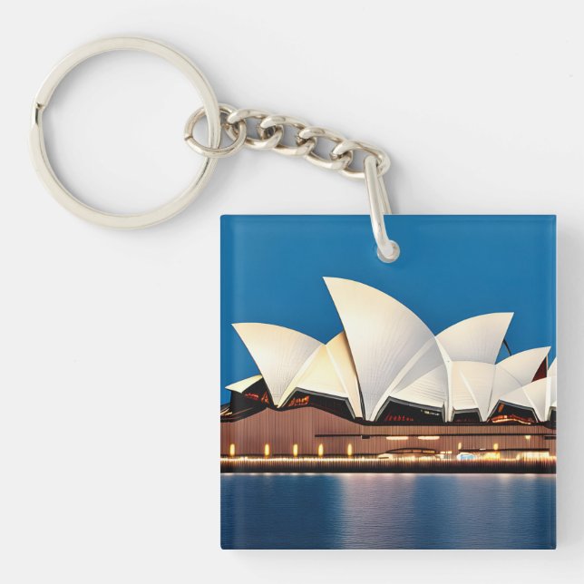 Porte-clefs Tableau de l'Opéra de Sydney (Devant)