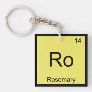 Porte-clefs Tableau périodique d'élément nommé de chimie d