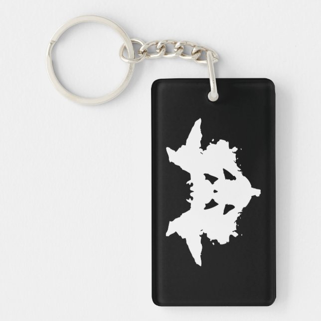 Porte-clefs Tache d'encre de Rorschach (Devant)