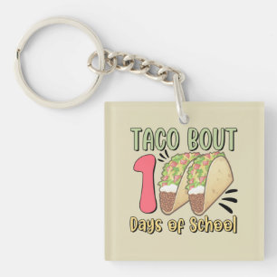 Porte-clefs Taco Bout 100 jours d'école