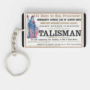 Porte-clefs Talisman Clipper voilier 1855