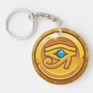 Porte-clefs Talisman de protection de l'Œil d'Horus de l'Égypt