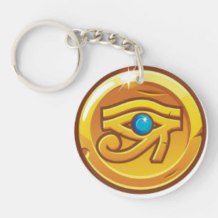 Porte-clefs Talisman de protection de l'Œil d'Horus de l'Égypt