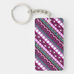 Porte-clefs Tapis de souris au design ethnique coloré