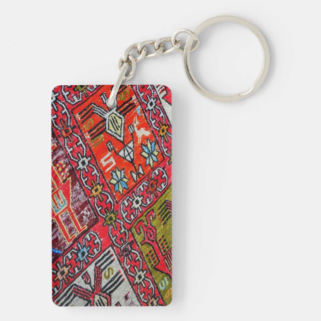 Porte-clefs Tapis, motif persan oriental, turc (Dos)