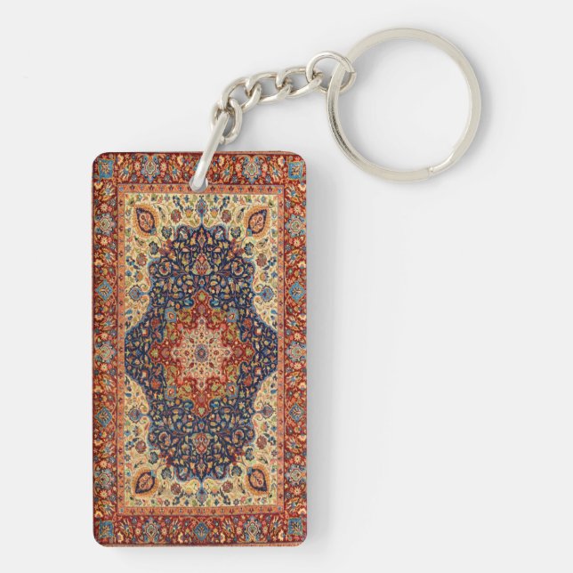 Porte-clefs Tapis Oriental Persan Turc Motif (Dos)