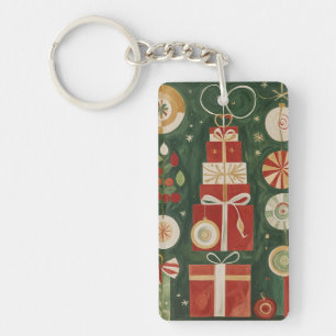 Porte-clefs Tapisserie Abstraite à marée haute
