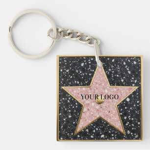 Porte-clefs Tapisserie Carrée Hollywood Walk of Fame