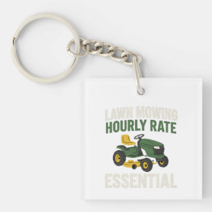Porte-clefs Tarif Horaire de Tonte de Pelouse Essentiel