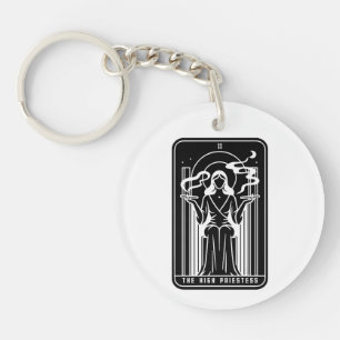 Porte-clefs Tarot Haute Prêtesse Femme Mauvaise Mauvaise Mauva