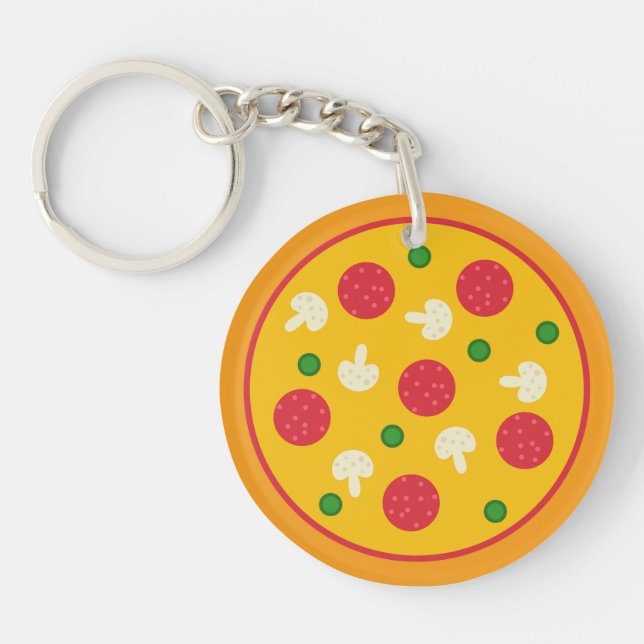 Porte-clefs Tarte Pizza (Devant)