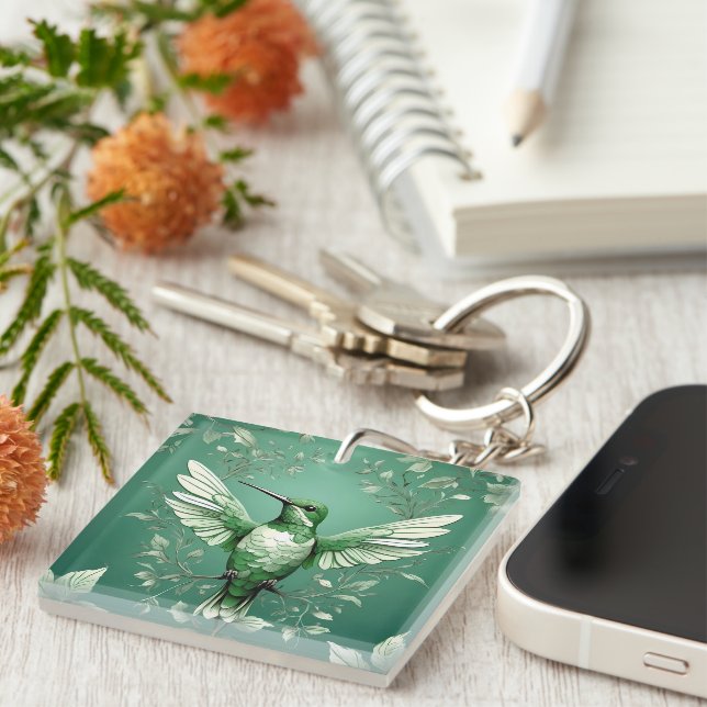 Porte-clefs Tasse de café Faune & Flore  (Devant Droit)