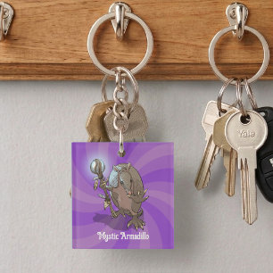 Porte-clefs Tatou drôle Ajoutez votre propre texte Dessin anim
