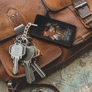 Porte-clefs Tatouage de femme dragon de fantasy gras