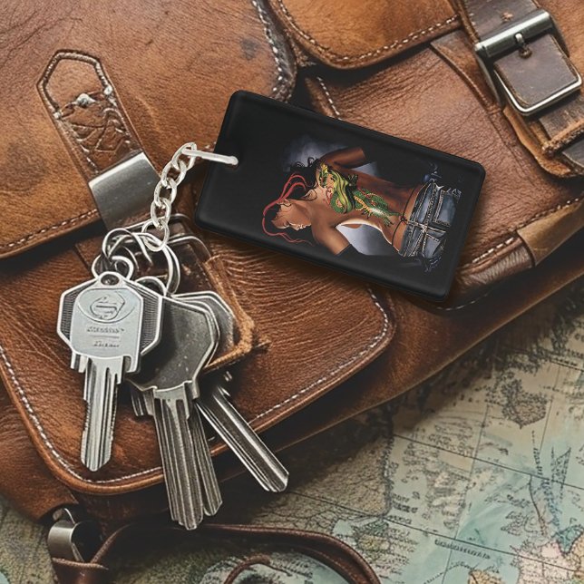 Porte-clefs Tatouage de femme dragon de fantasy gras (Créateur téléchargé)