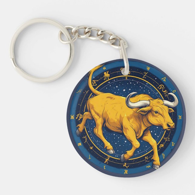 Porte-clefs Taureau doré (Devant)