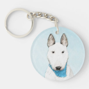 Porte-clefs Taureau Terrier - Cute Original Chien Art