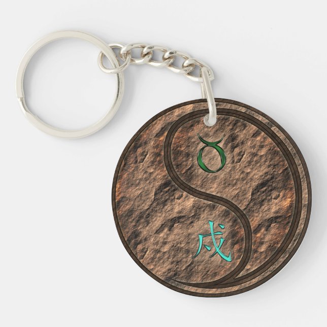 Porte-clefs Taurus & Earth Dog (Devant)