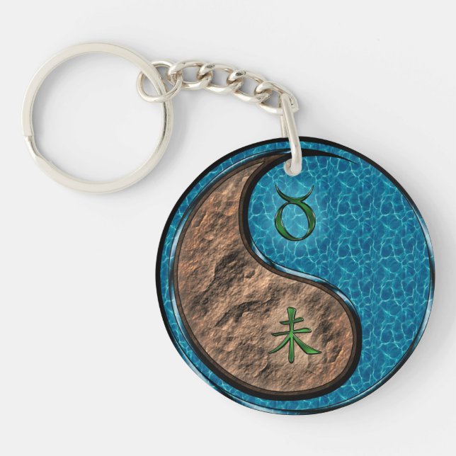 Porte-clefs Taurus et chèvre d'eau (Devant)