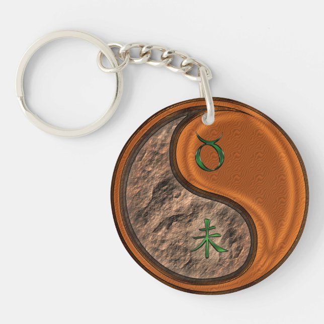 Porte-clefs Taurus et chèvre du bois (Devant)
