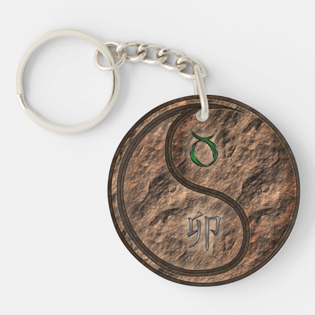Porte-clefs Taurus et lapin terrestre (Devant)