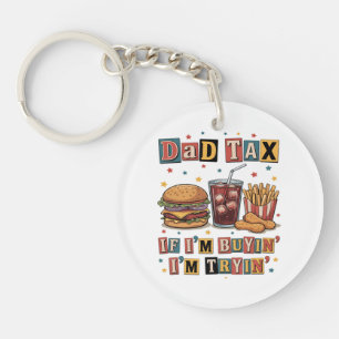 Porte-clefs Taxe Papa Si J'achète J'essaie