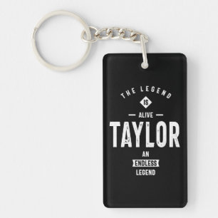 Porte-clefs Taylor Nom personnalisé Anniversaire Cadeau