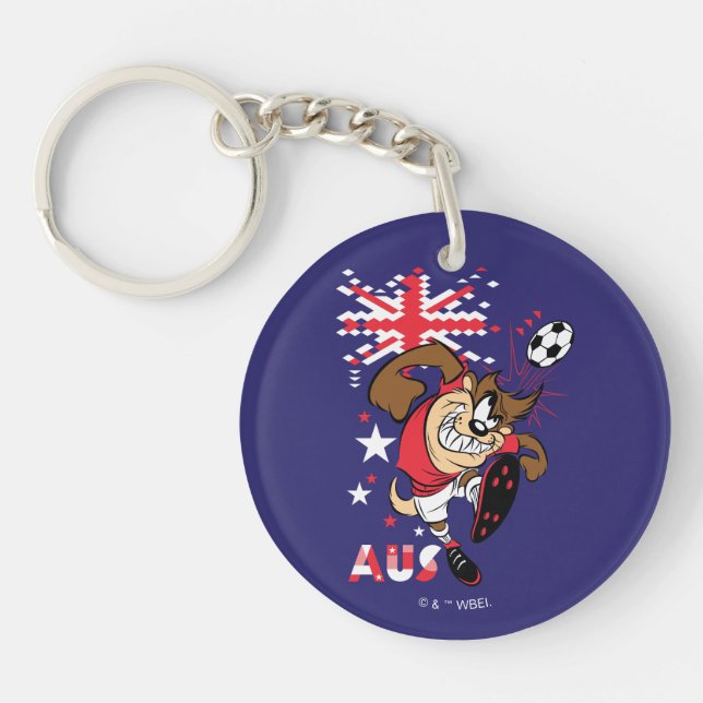 Porte-clefs TAZ™ Team Australia Soccer Graphic (Devant)