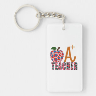Porte-clefs Teacher Art Apple A Plus Teacher