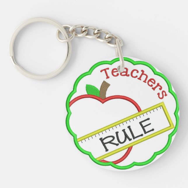 Porte-clefs Teachers Rule (Devant)